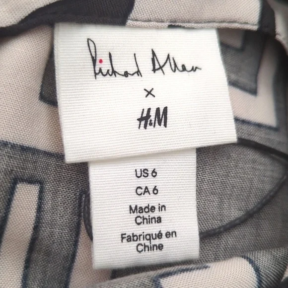 H&M SS2019 TRENDY RICHARD ALLAN DRESS BELL SHAPED SKIRT. - Picture 5 of 9